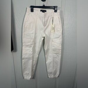 Sanctuary Women’s White Cargo Pants Size 28 NWT